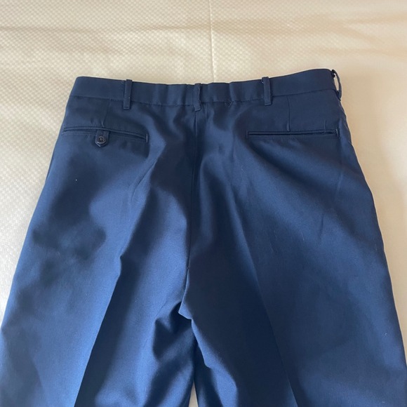 DSCP US Army Dress Blues Uniform Pants Men's Wool Blend Gold Stripe Size 35R - Picture 7 of 9